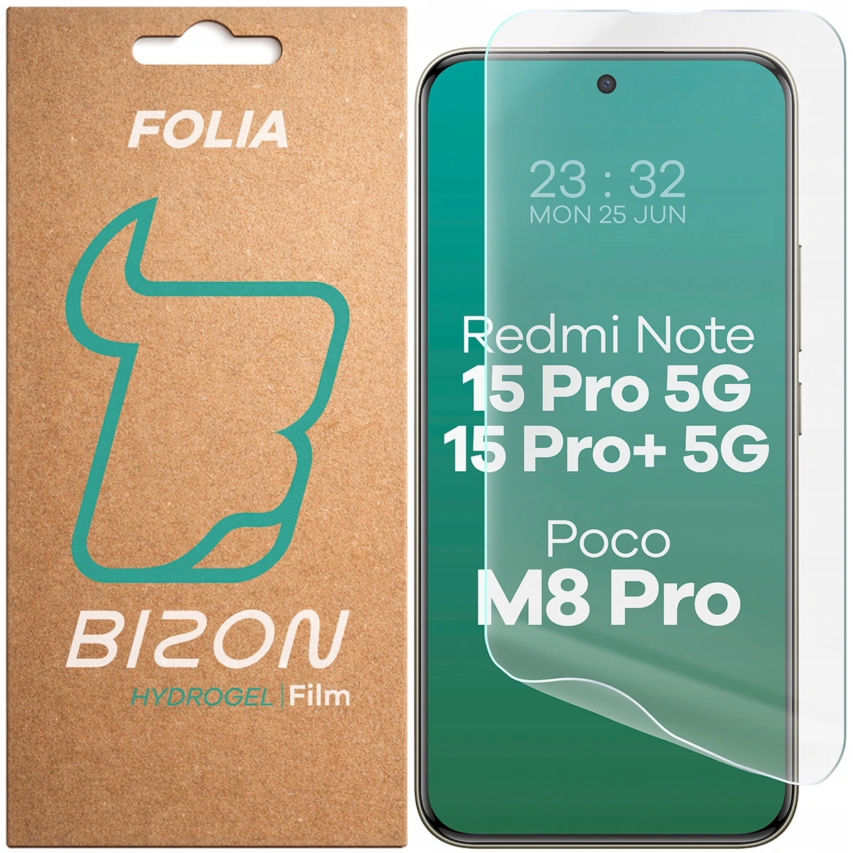 Bizon na ekran Film Hydrogel Front do Xiaomi Redmi Note 15 Pro 5G / 15 Pro Plus 5G / POCO M8 Pro 5G