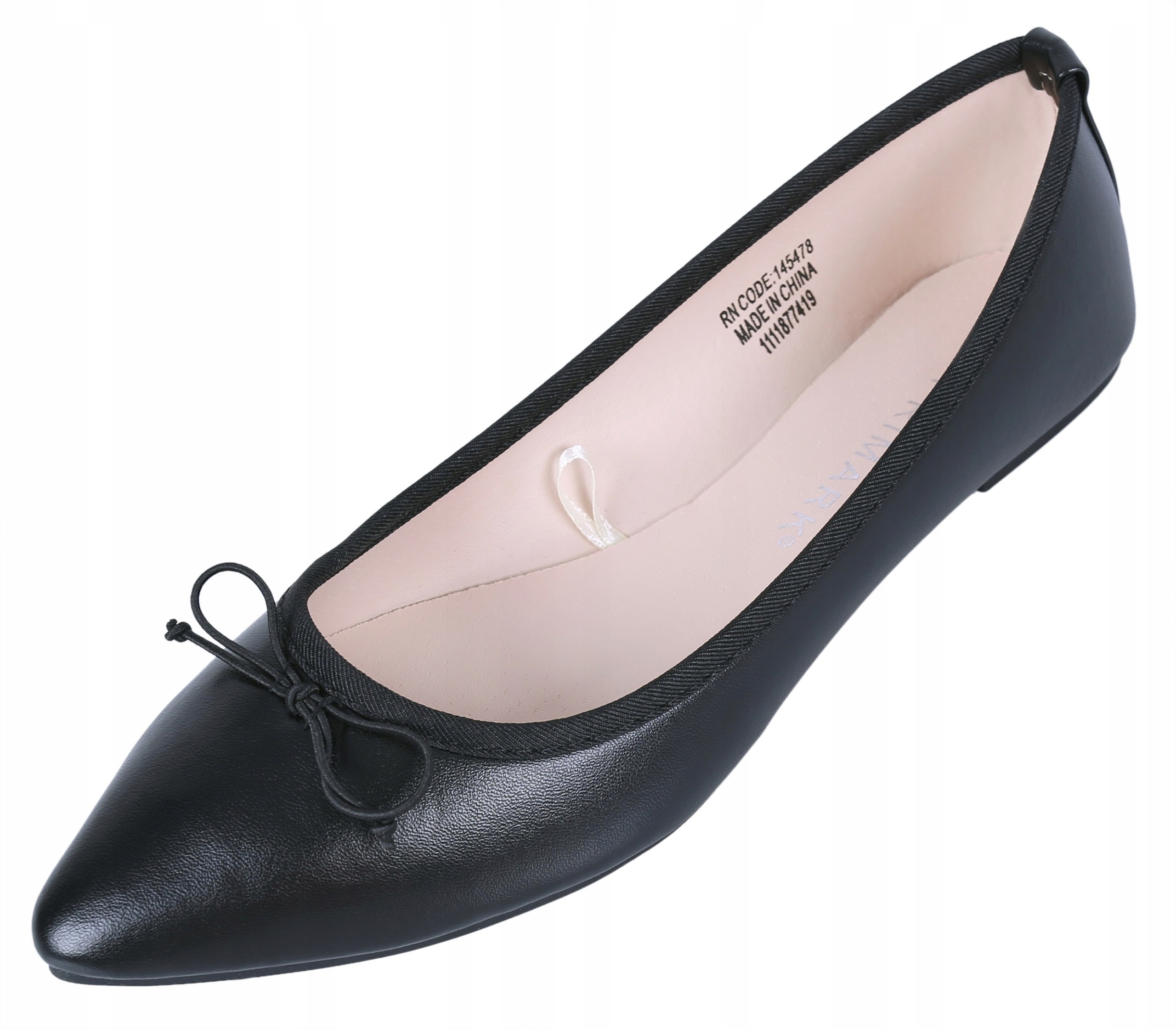 

Czarne baleriny w szpic Primark 38