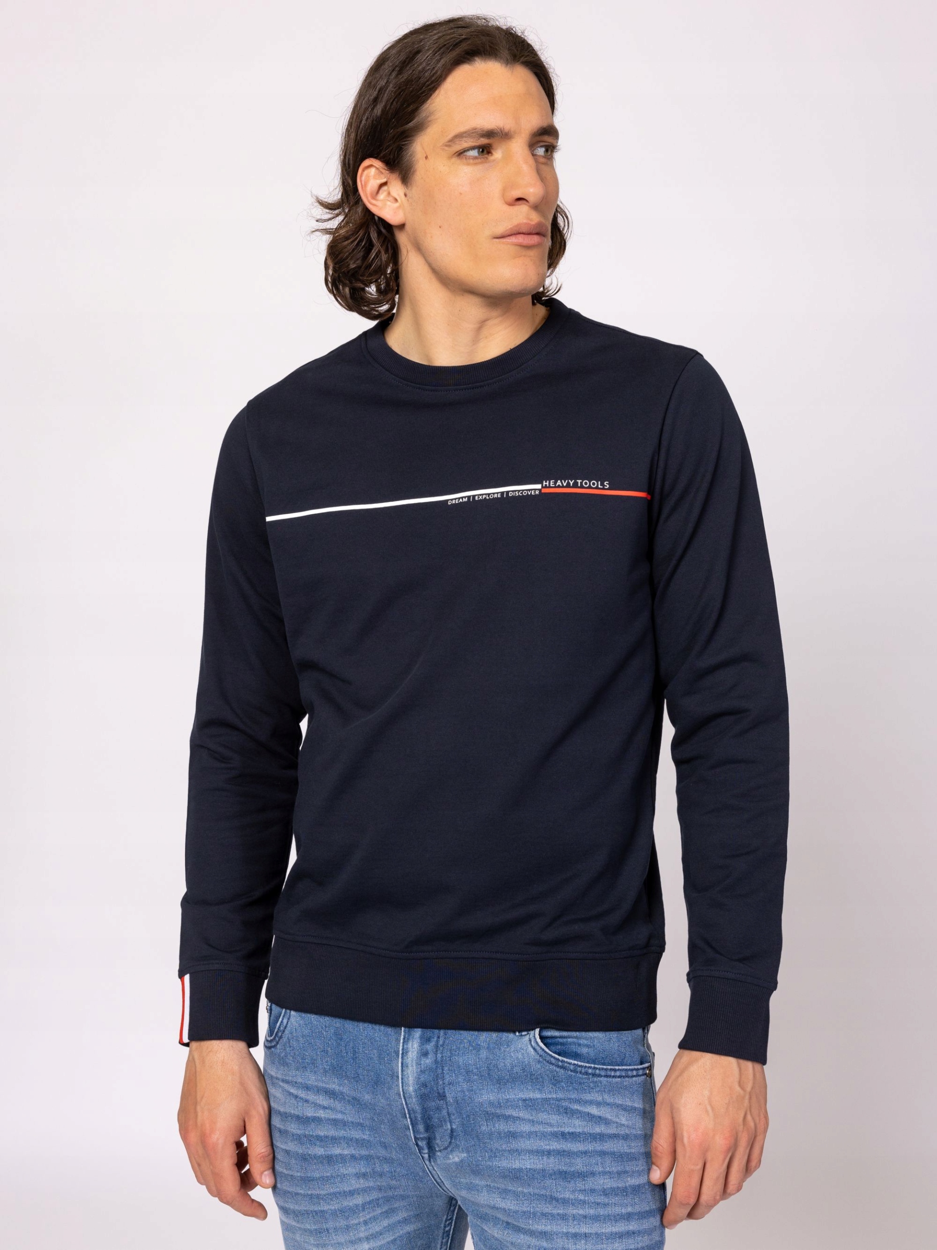 Heavy Tools Pánská Mikina Dalmore Navy XL