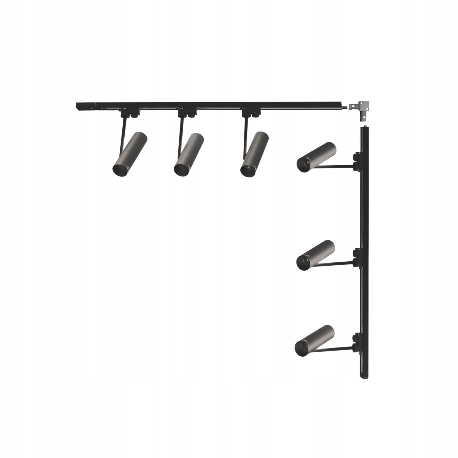 Sada L 1x1 m čierna s 1-fázovými reflektormi 3569 Zuma Line