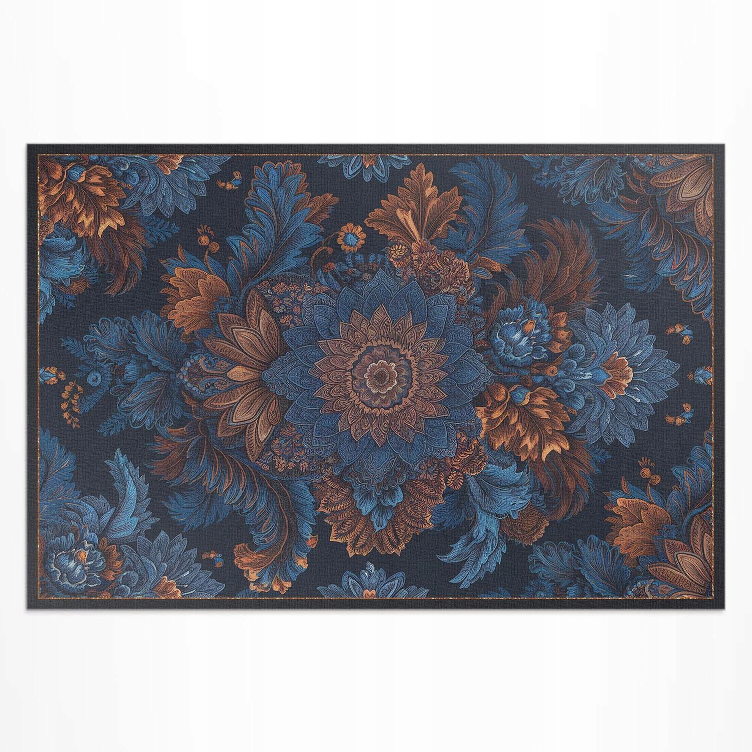 Vinylový koberec s potlačou Kvetinová kompozícia vo vintage štýle 100 x 150 cm