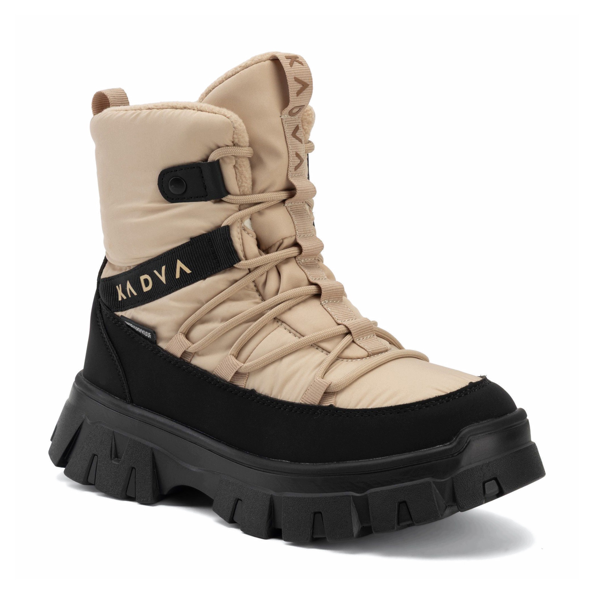 Śniegowce damskie wodoodporne buty zimowe Kadva Bigra Hg Wp Wmns beżowy 39