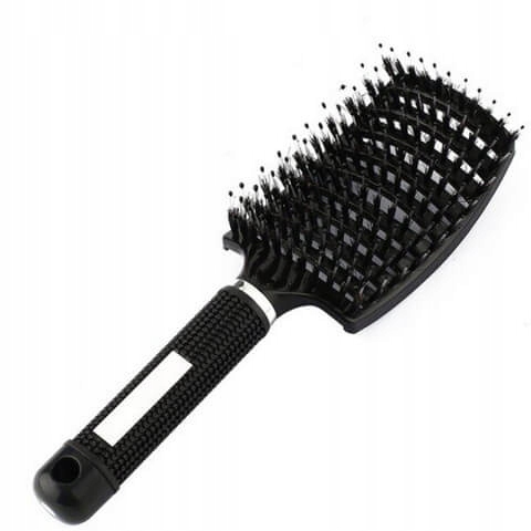 SZCZOTKA PREMIUM PROFILOWANA Z WŁOSEM DZIKA CZARNA