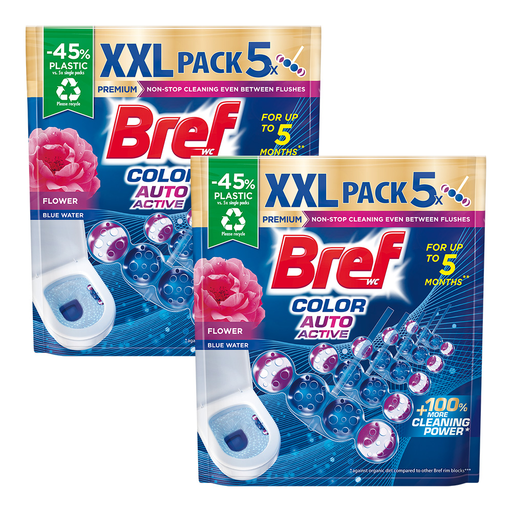 Bref Color Auto Active závěs na Wc Flower 5x50g x2