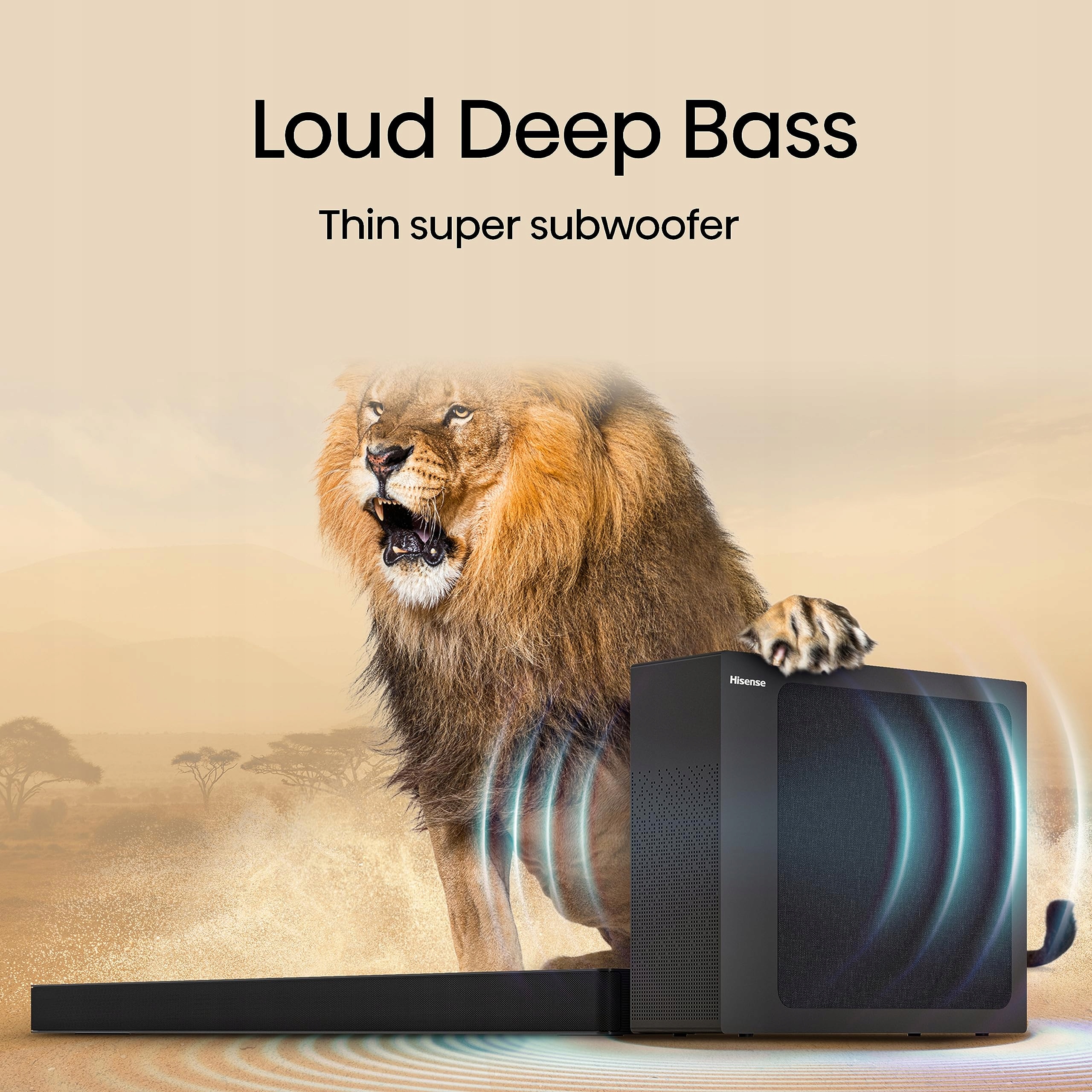 HISENSE HS2100 Soundbar 2.1 Zestaw Kina Domowego 240W Dolby Audio — miniatura 5