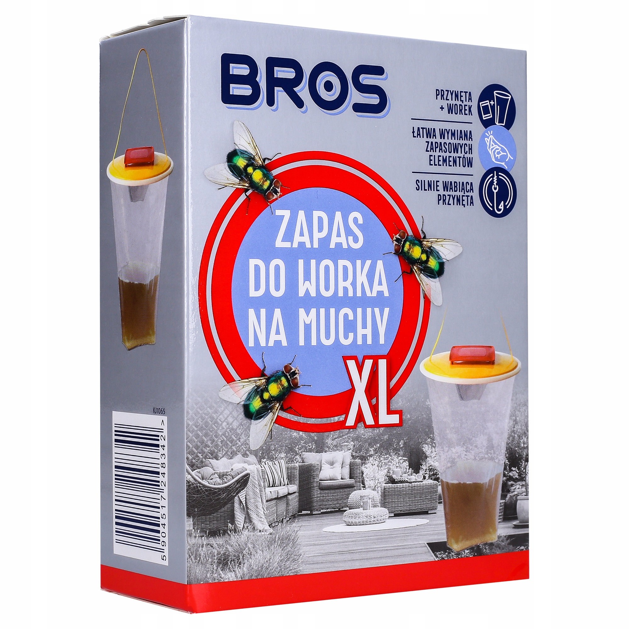 

Bros Zapas Do Worka XL Z Przynętą Wabik Na Muchy