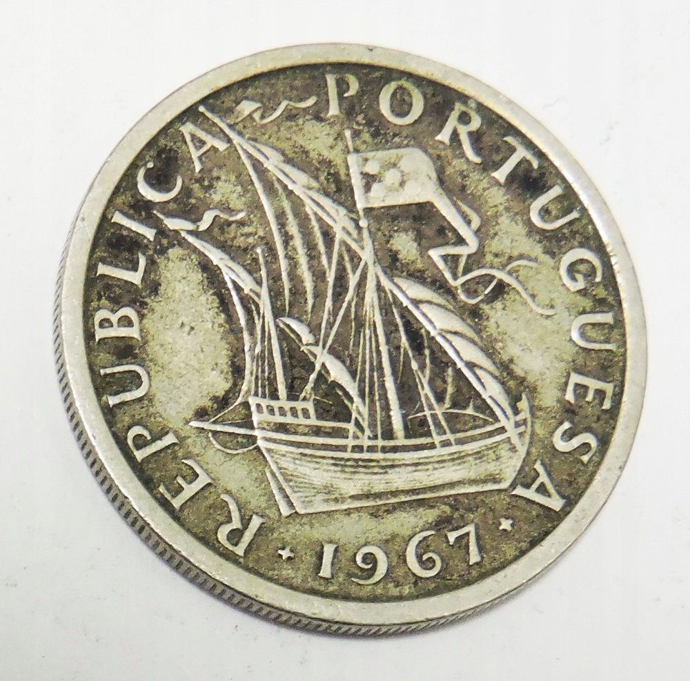 PORTUGALIA 5 eskudo 1967