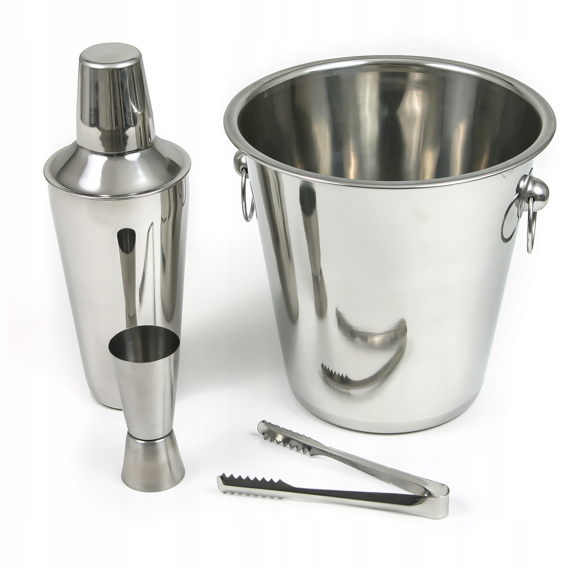 

Zestaw Barowy 4 Elementy Wiadro Shaker Jigger 1244