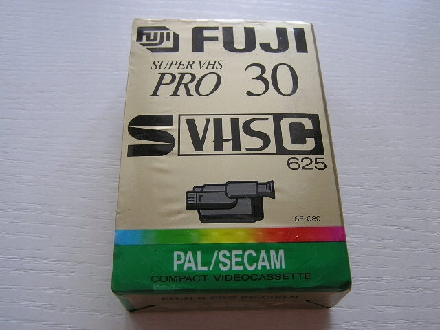 KASETA VIDEO - Fuji Super VHS Pro VHS-C SE-C 30 - NOWA ZAFOLIOWANA.14