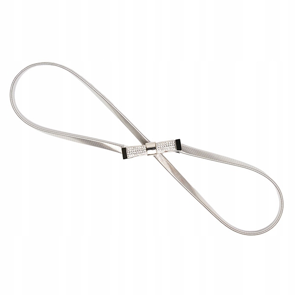 

CY-13 Silver Srebrny Matalowy Pasek Uniwersalny