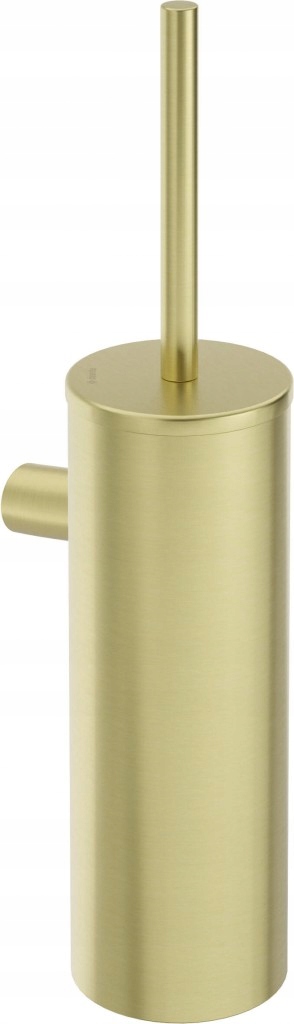 Okrúhla kartáčovaná zlatá toaletná kefa, nástenná (ADR_R721) /sm/