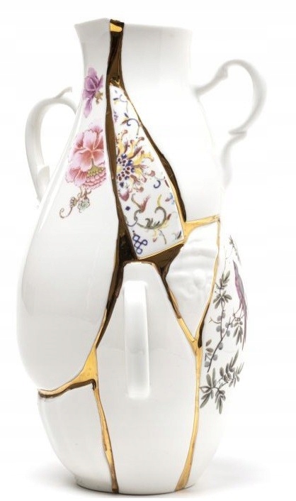 Váza Kintsugi, porcelánová, Seletti