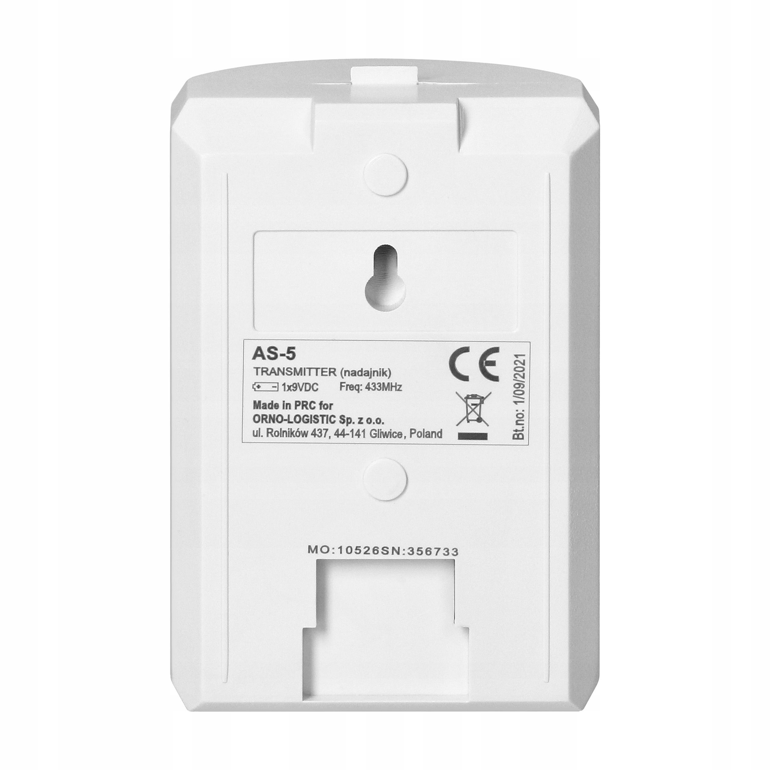 ALARM BEZPRZEWODOWY CZUJNIK RUCHU + SYGNALIZATOR EAN (GTIN) 5904194053956