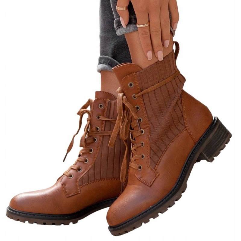 

Botki Damskie Ocieplane Na Płaskim Obcasie 39