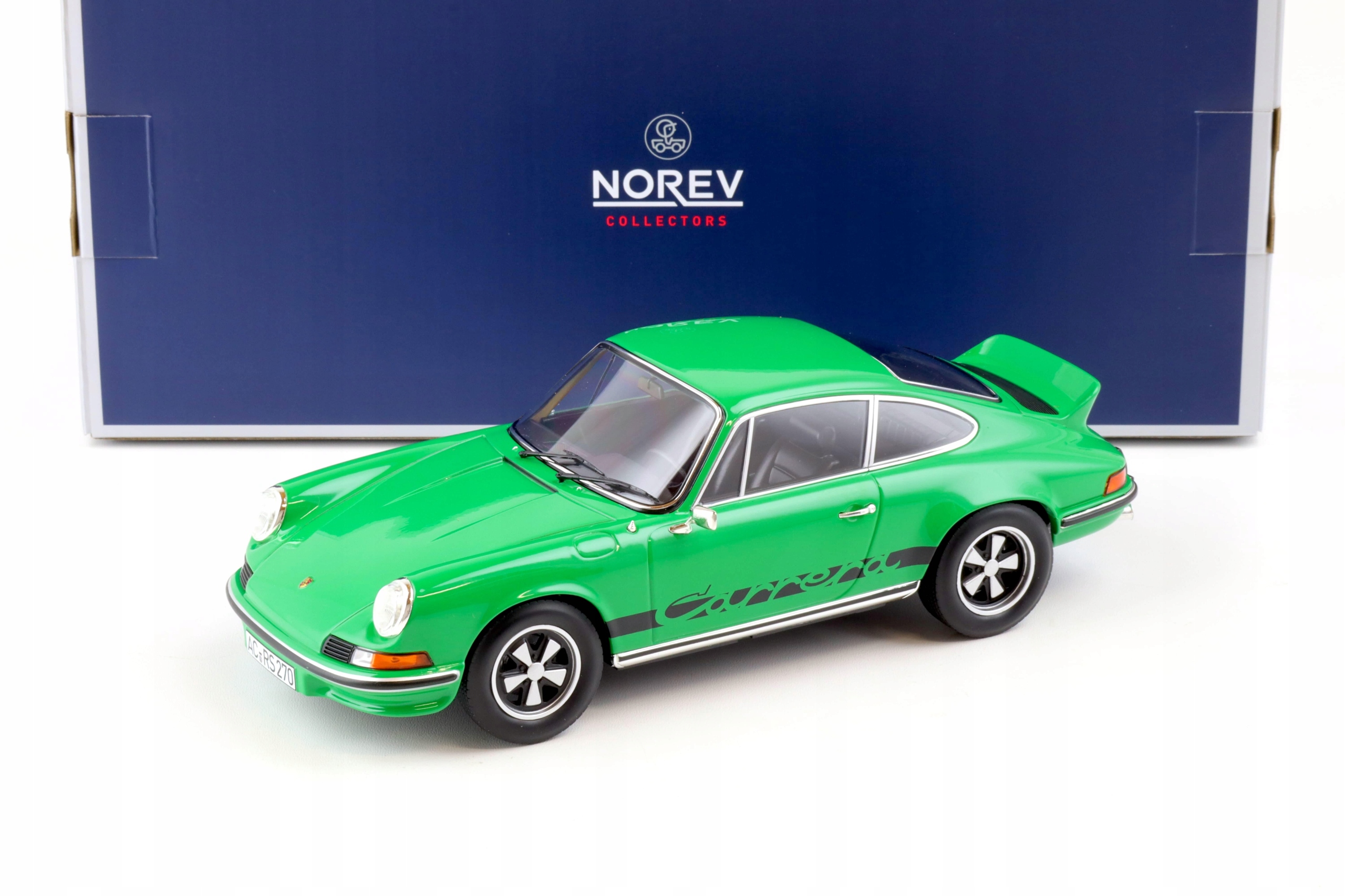Norev Porsche 911 Carrera Rs 2.7 kupé 1973 zelená/černá Deco 1:18
