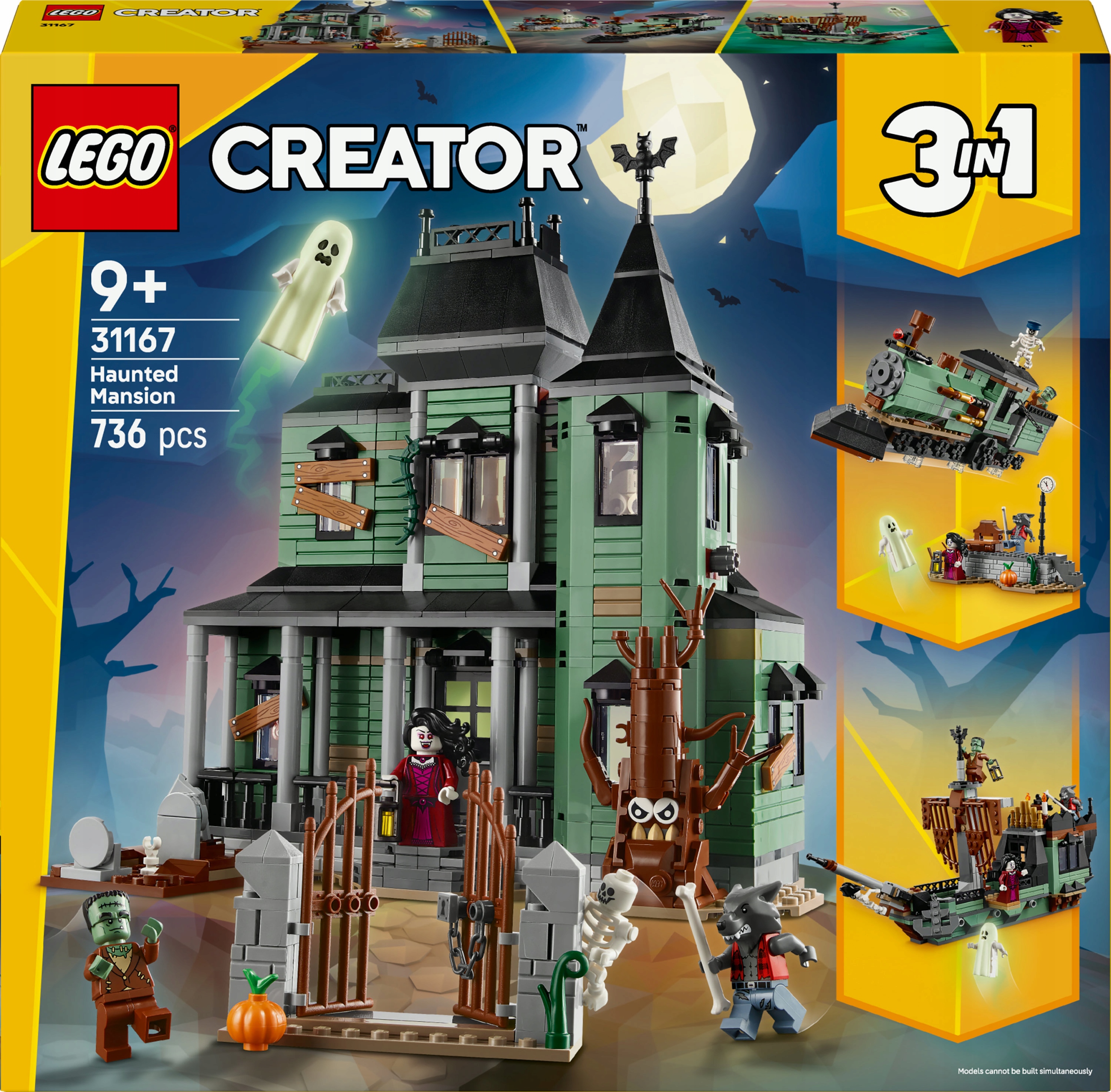 Lego Creator 3 w 1 Nawiedzona rezydencja 31167