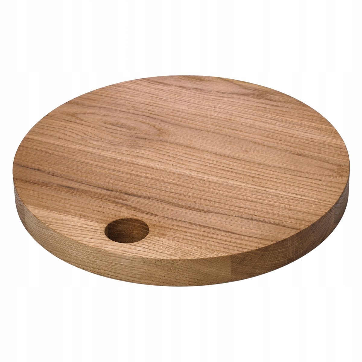 Dubová doska okrúhla s otvorom, priemer 28 cm