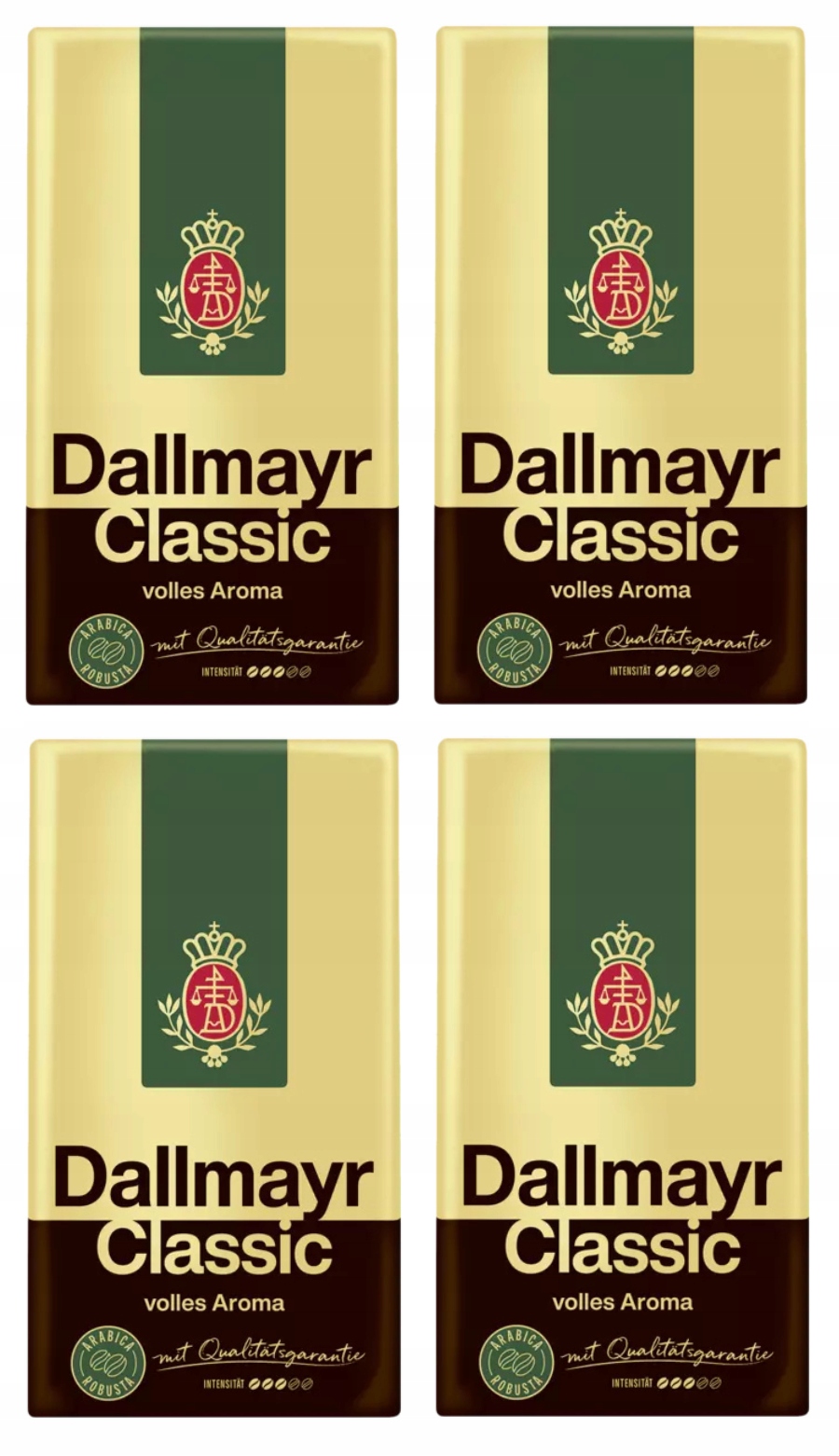 Zestaw 4 x Kawa mielona Dallmayr Classic 250g