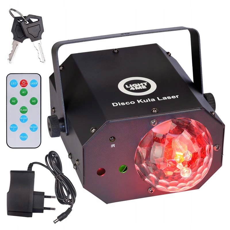 Kula Disco Reflektor Efekt Świetlny Disco Kula Led Laser LIGHT4ME