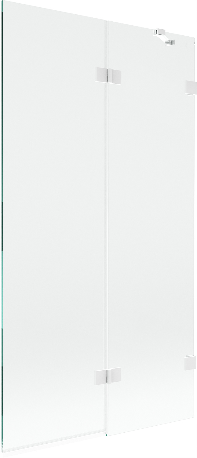 Mexen Lunar sprchová zástěna 2-křídlá pravá 100 x 150 cm, transparentní, bí