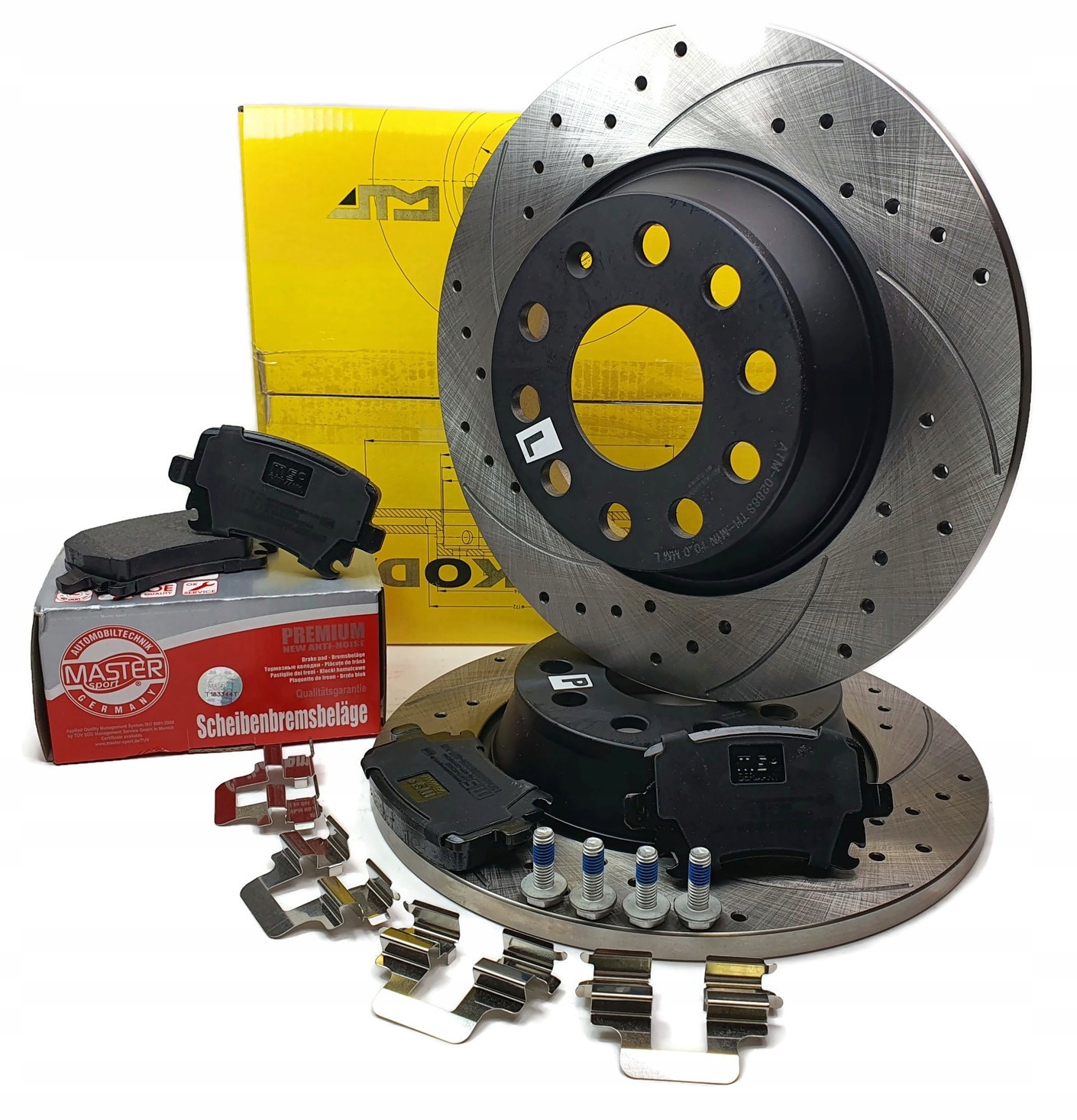 

Tarcze Klocki Tył Audi A6 C6 Nawiewrcane 302mm