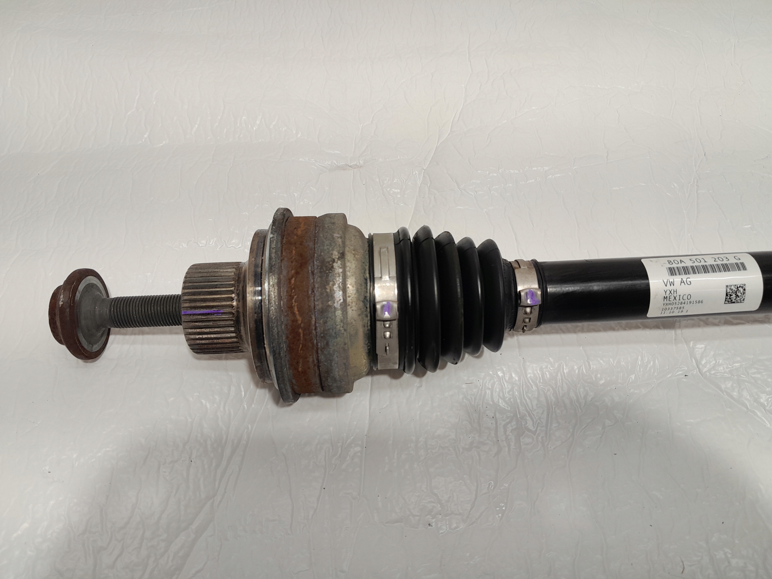 AUDI Q5 80A semi-axis left rear part 80A501203G