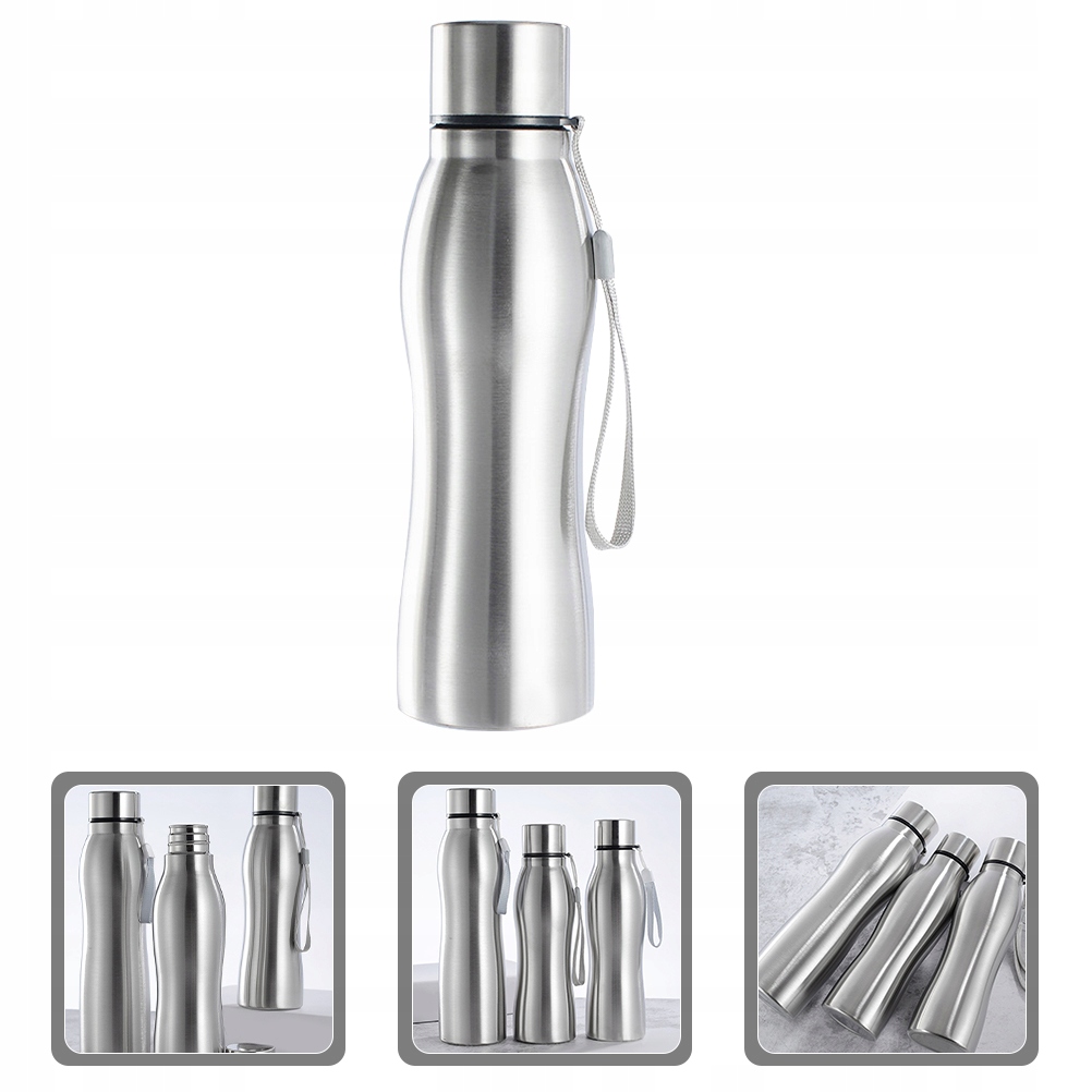 BUTELKA PRÓŻNIOWA DO SIŁOWNI, ZE STALI NIERDZEWNEJ Pojemność 1 ml