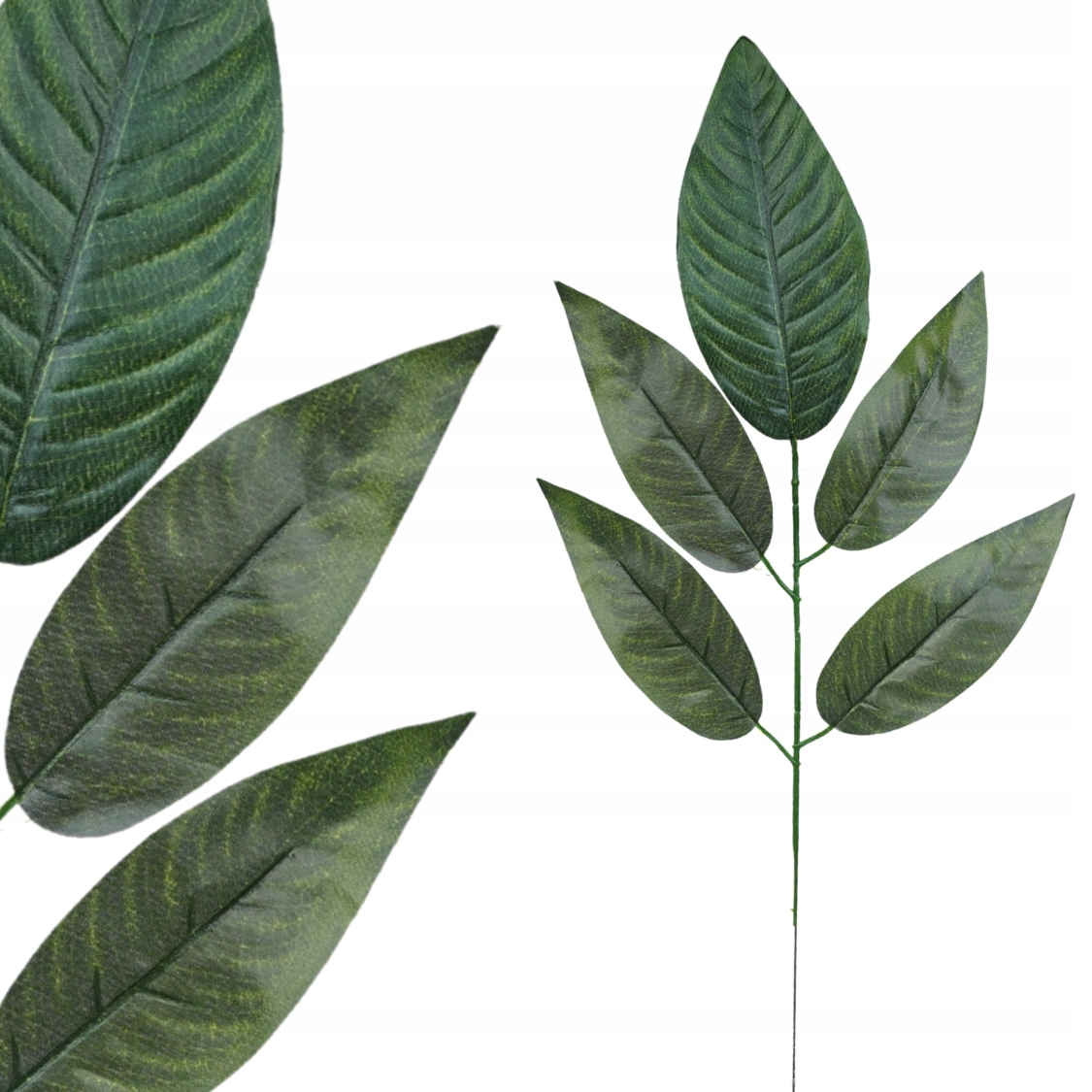 MANGO SZTUCZNE LIŚCIE GAŁĄZKA 58cm LIŚCIE DO BUKIETÓW WIĄZANEK STROIK