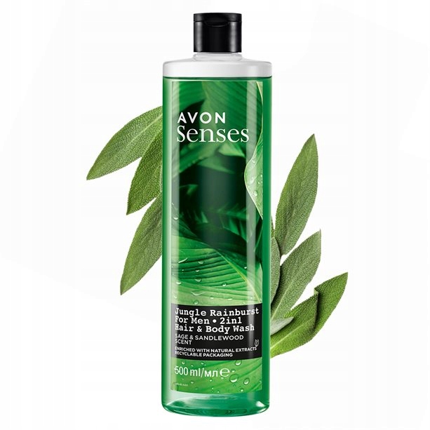 

Avon Żel pod prysznic Jungle Rainbrust Men 500 ml