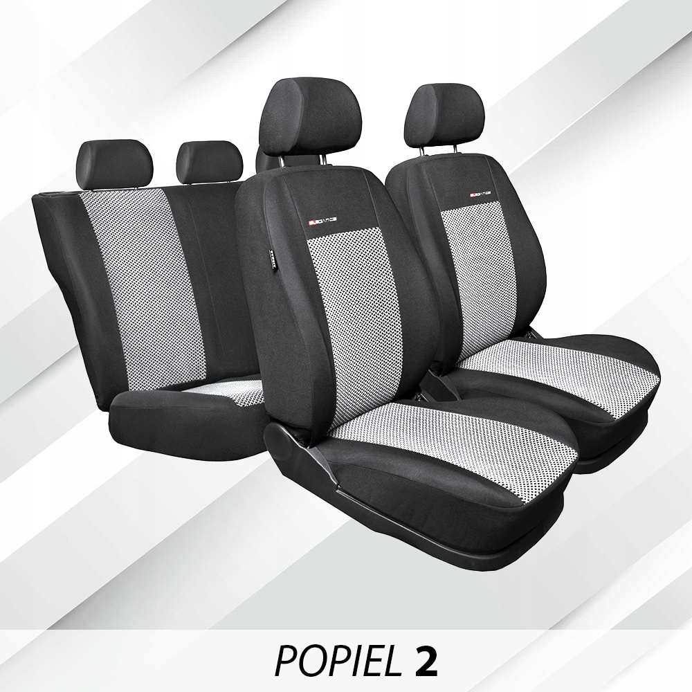 Pokrowce na fotele siedzenia samochodowe kolory przód + tył WZORY KOLORY Producent Auto-dekor