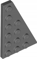 

Lego 48205 Płytka 6x4 skrzydło prawe c szary 1szt