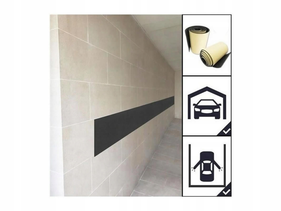 GRATISY# ODBÓJ DO GARAŻU MATA GARAŻOWA OCHRONNA 20x200cm Szerokość 0.2 m