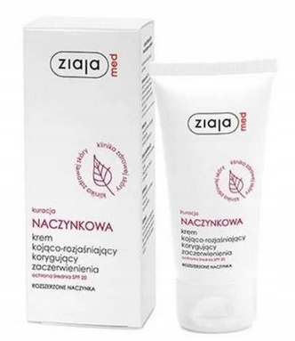 

Ziaja Med Naczynka krem kojąco-rozjaśniający SPF20