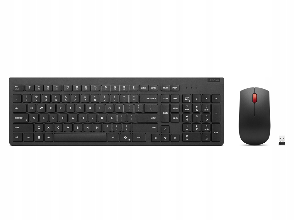 Lenovo Essential Zestaw klawiatura i mysz Bezprzewodowy Rosyjski/Cyry