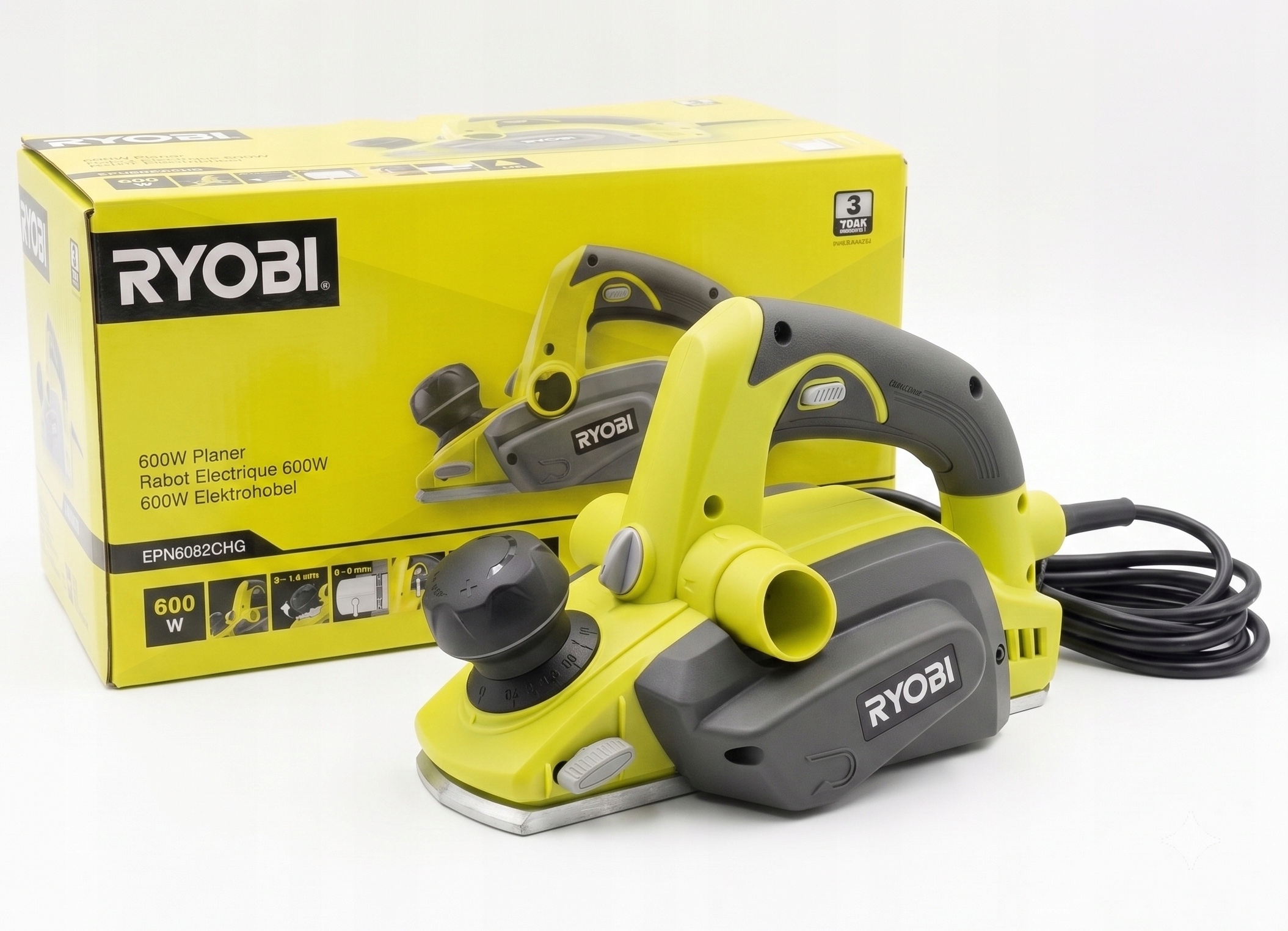Síťová elektrická hoblice 600W EPN6082CHG Ryobi