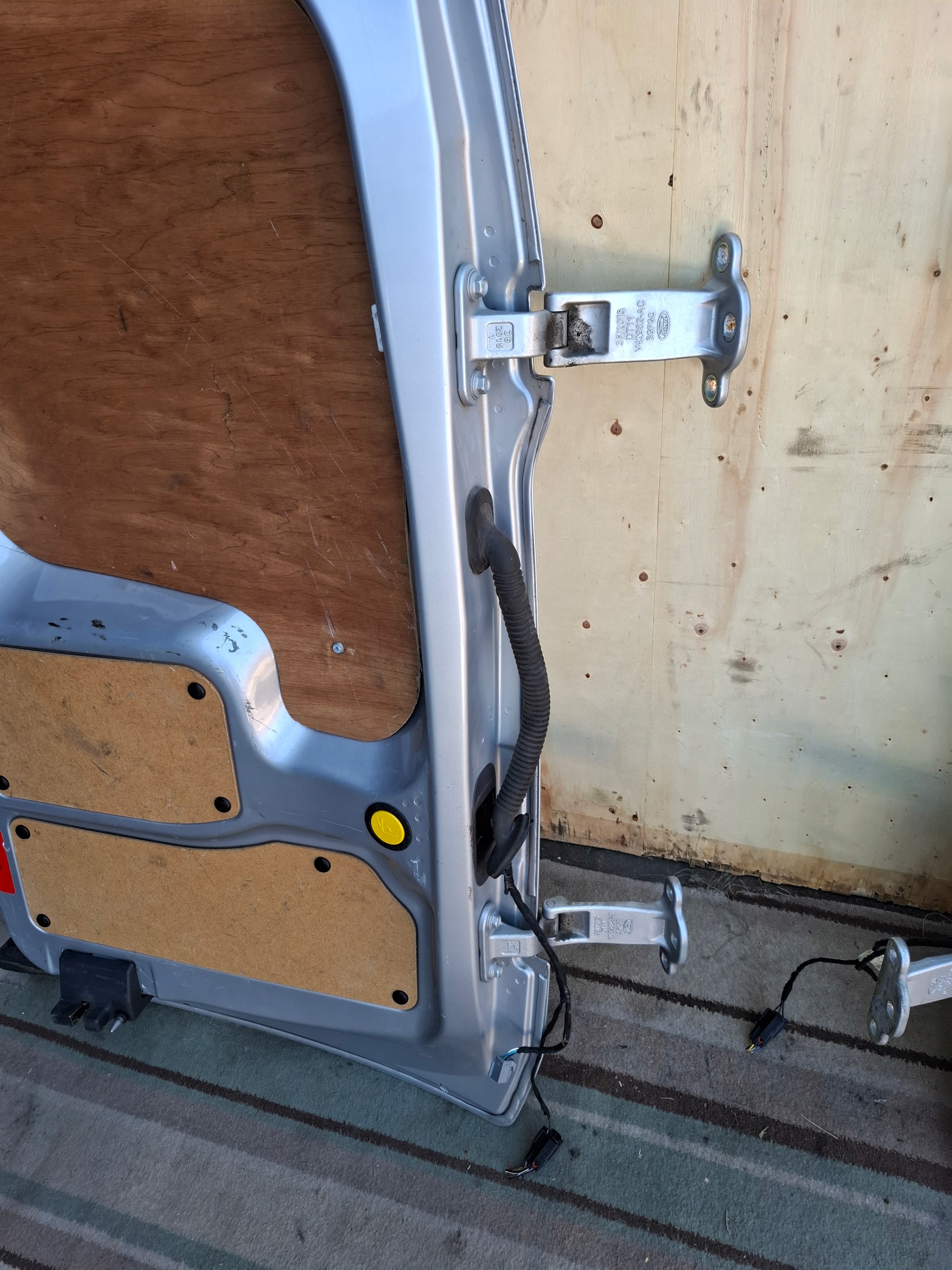 door rear part FORD TRANSIT CONNECT MK2 15r silver