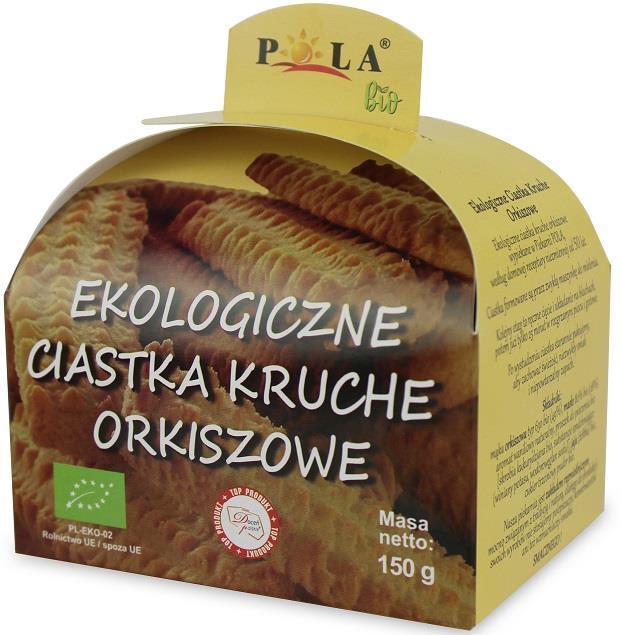 CIASTKA KRUCHE ORKISZOWE BIO 150 g - POL A