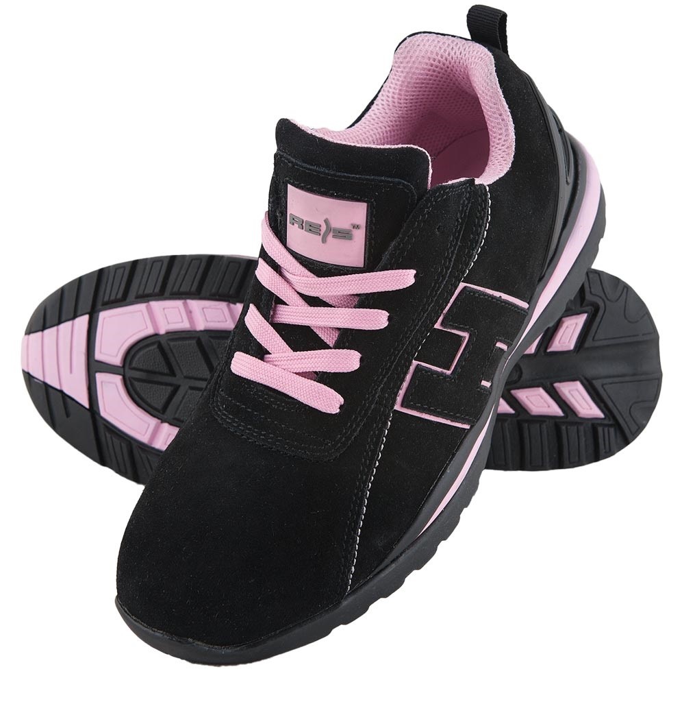 Buty Bezpieczne Reis Brargentina 36 Czarno-różowy