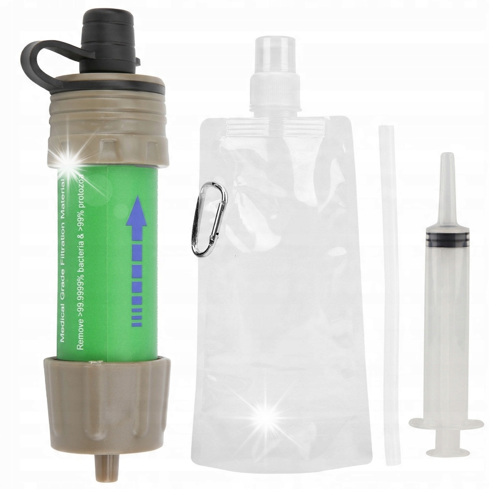 Filtr Turystyczny Do Wody Rurka Słomka Survival