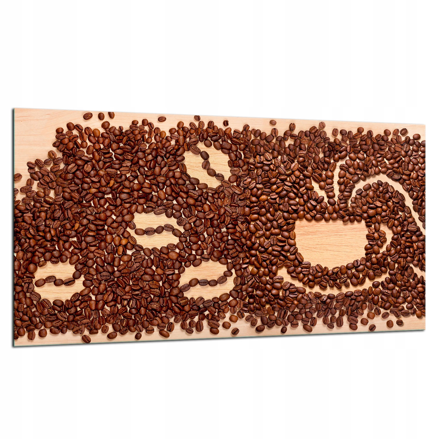 7v1 Skleněná Ochranná Deska Na Sporák 90x52 Káva