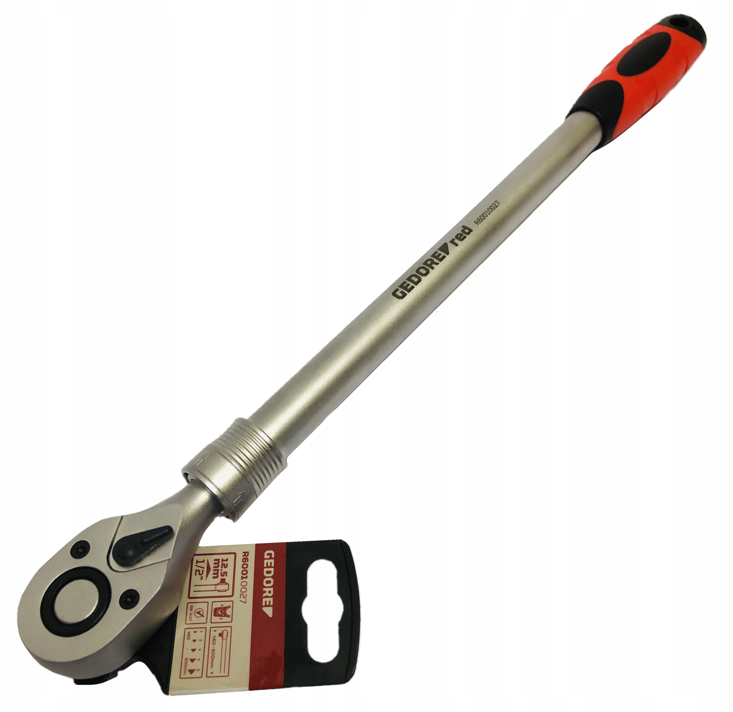 

Gedore Red Grzechotka teleskopowa 1/2''460-600 mm