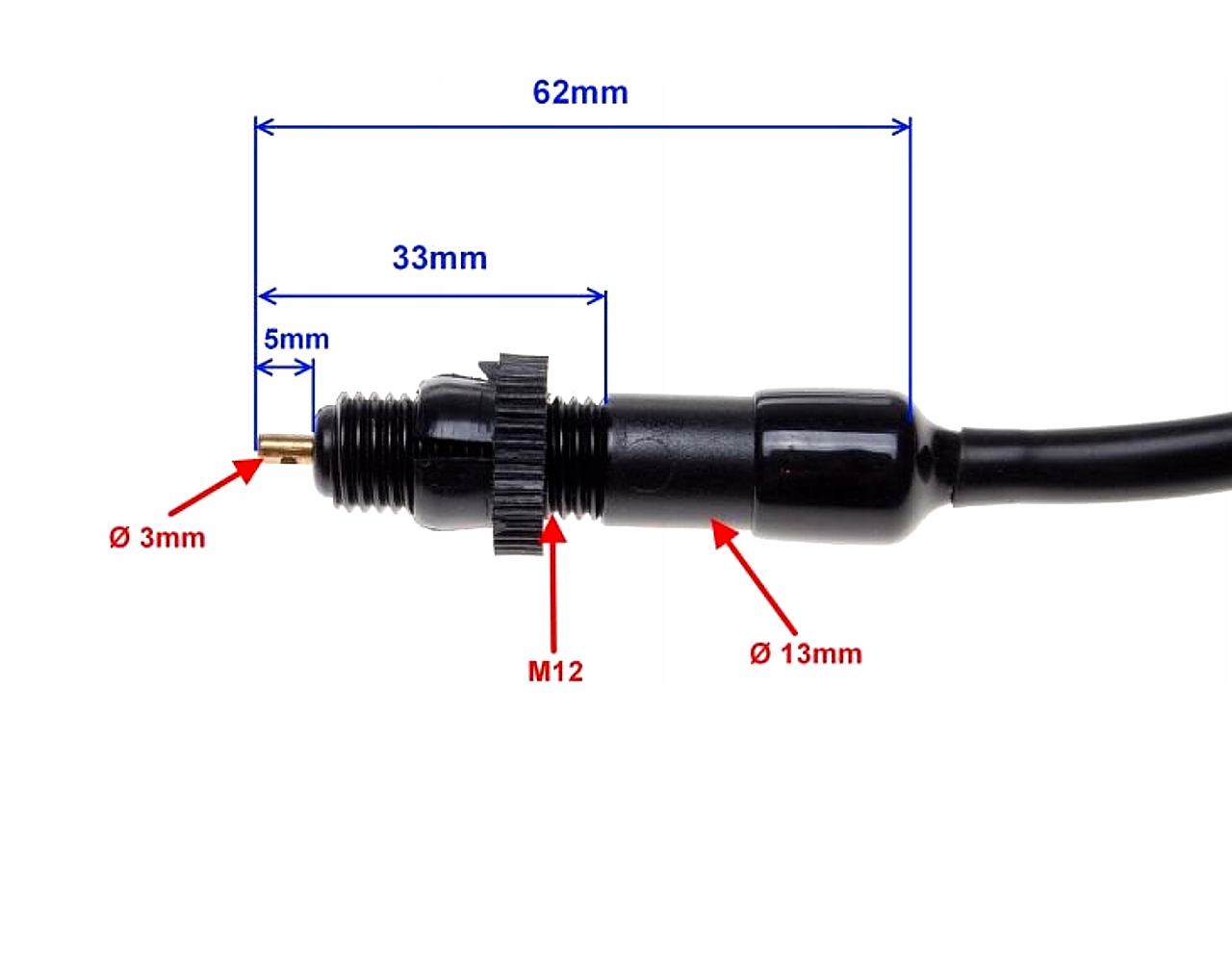 CZUJNIK STOP HAMULCA TYŁ KINROAD CHOPPER XT50Q ŁOŚ Numer katalogowy części MZ2344