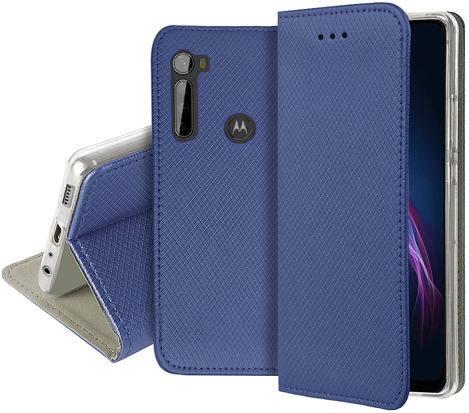 

Etui do Motorola One Fusion+ Portfel Magnet +Szkło