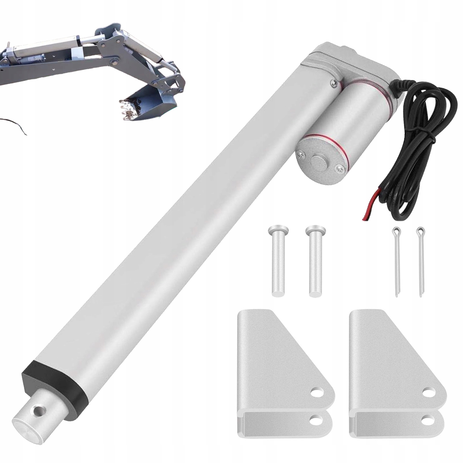 Lineární Pohonný Elektrický Teleskopický Posunovač 12V 200 MM 1000N