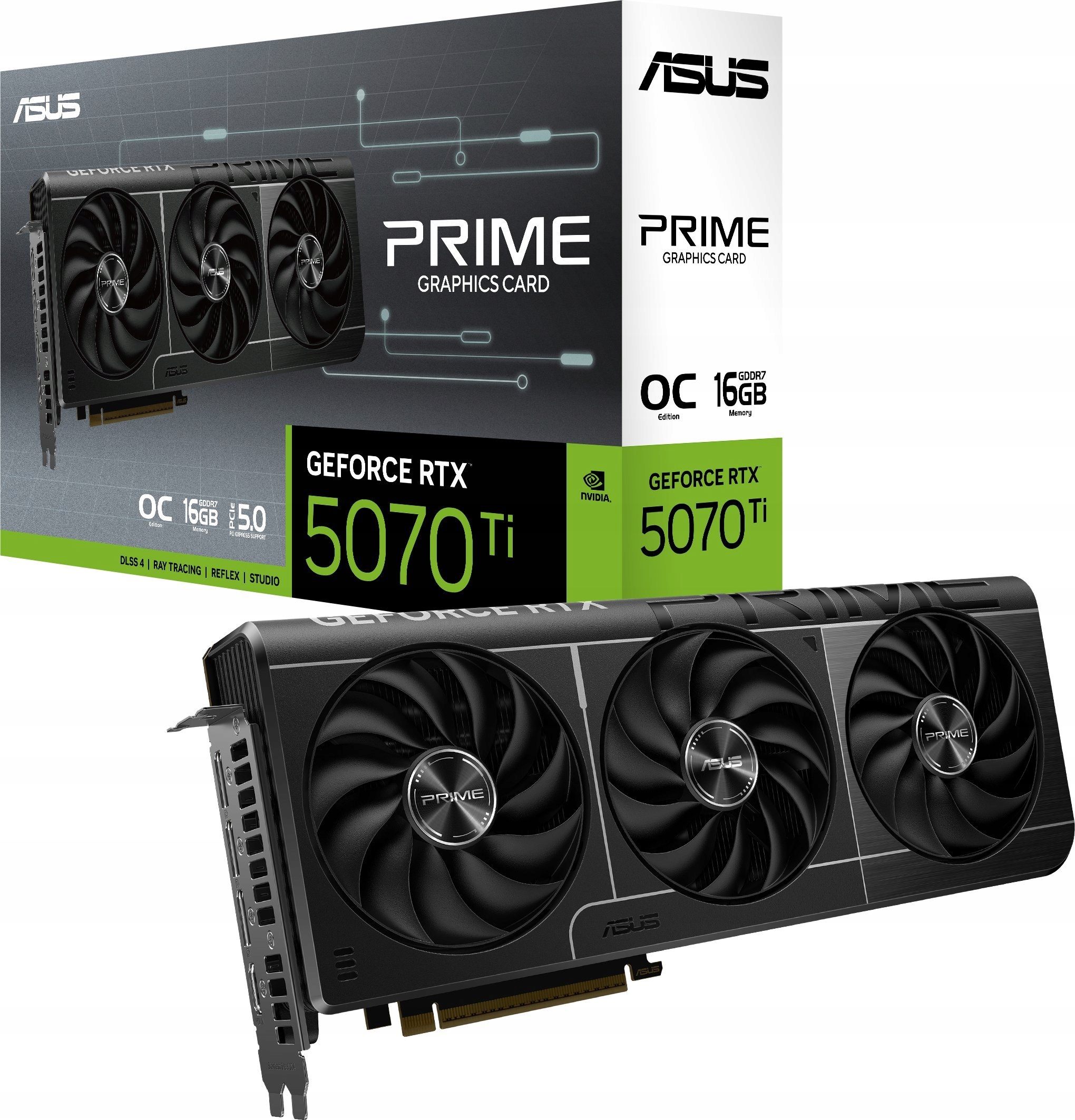 Karta graficzna Asus Prime GeForce RTX 5070 Ti OC 16GB GDDR7 w