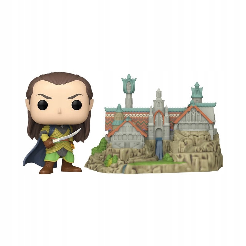 Pán prstenů Pop! Town Vinylová figurka Elrond a Rivendell 9 cm