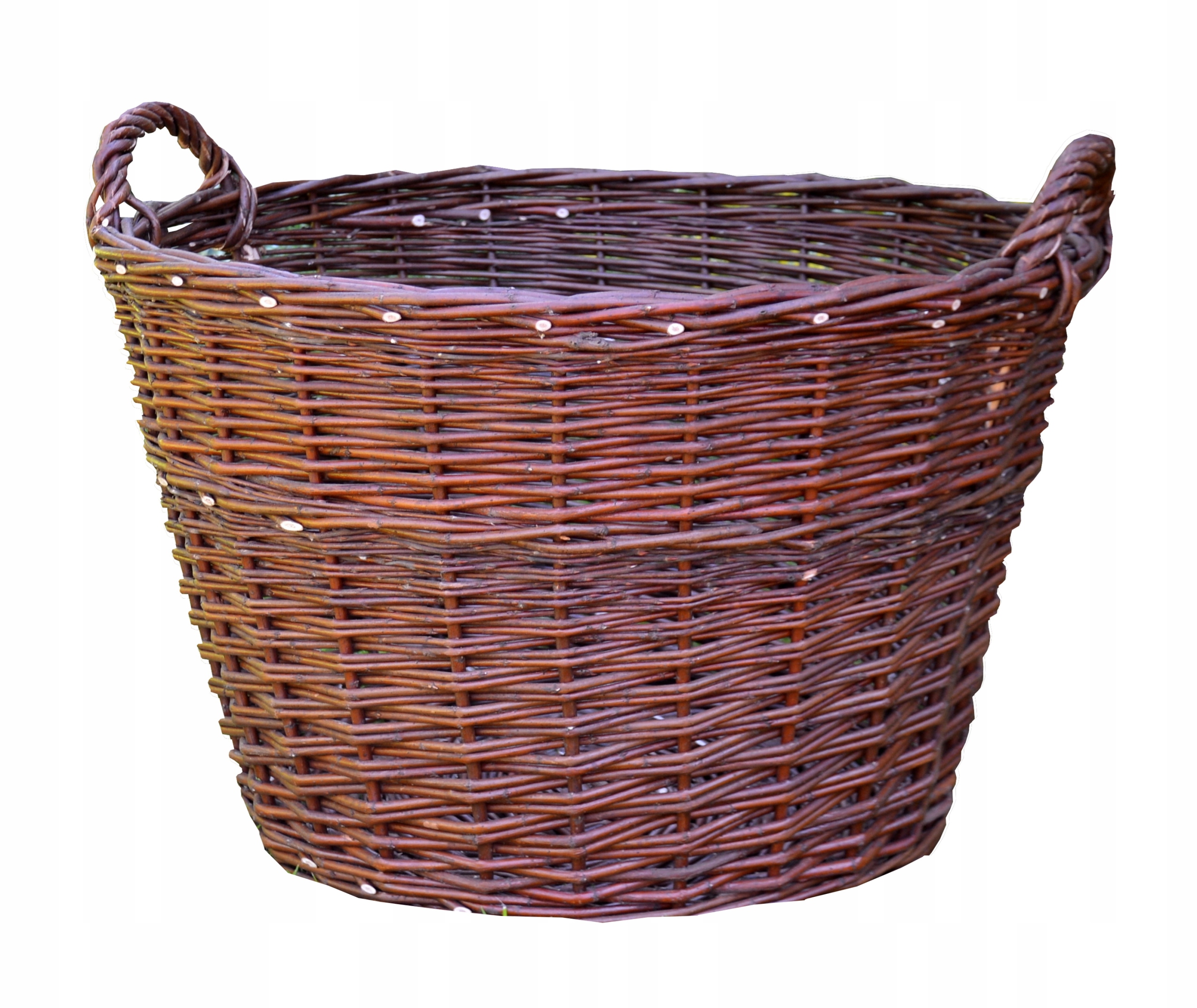 Proutěný Košík Na Listy Dřevo Brambory Hospodářské 50 cm