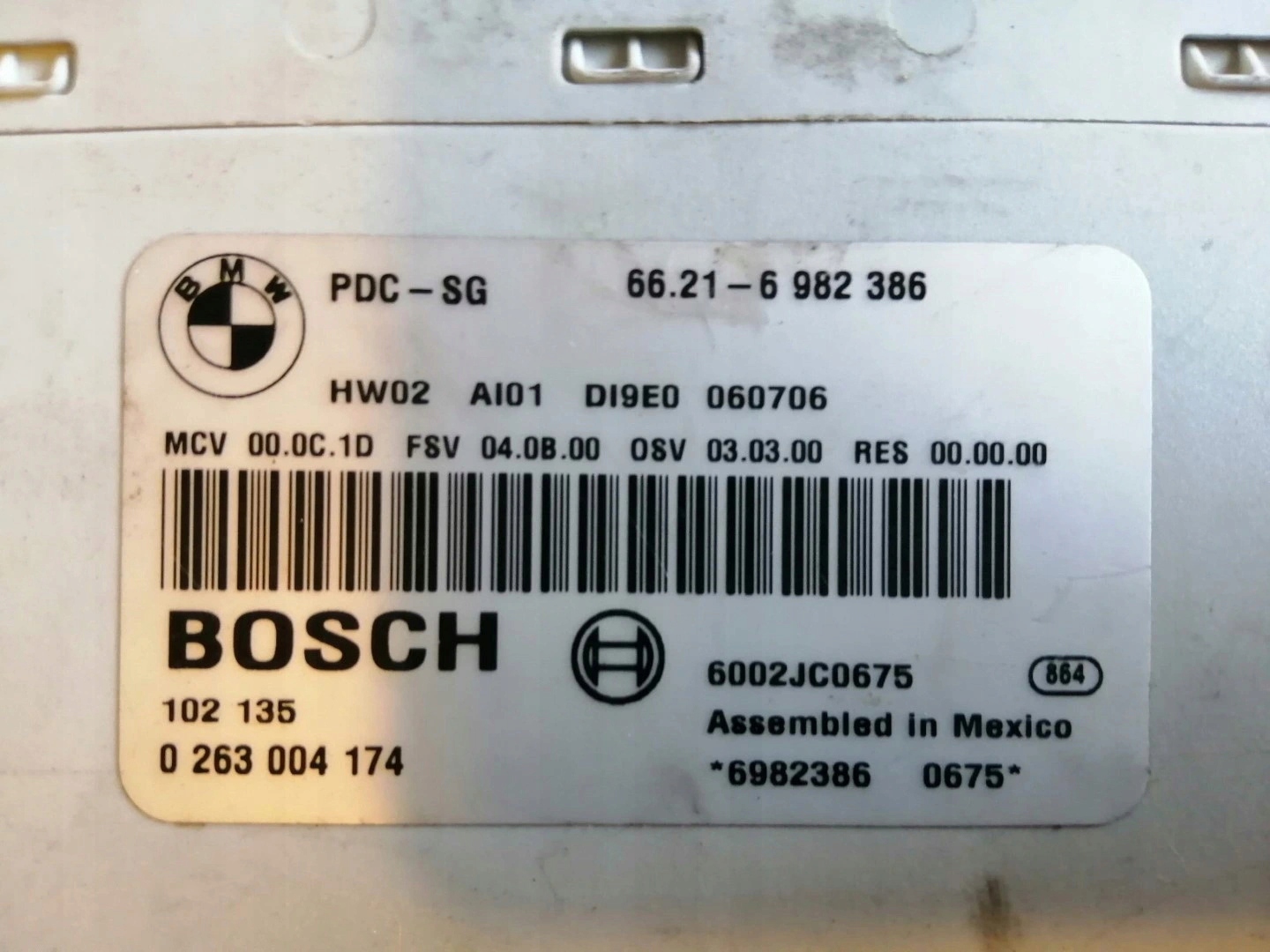 modul PDC BMW E90 SERII 3 0263004174