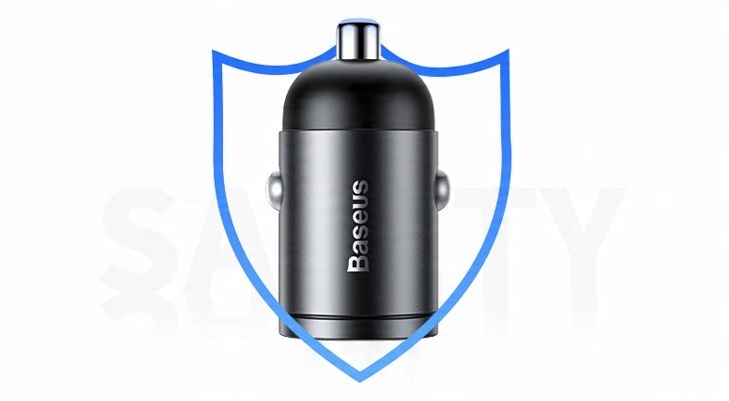 BASEUS MOCNA SZYBKA ŁADOWARKA SAMOCHODOWA USB-C TYP-C PD 30W 3A QC 3.0 Producent Baseus