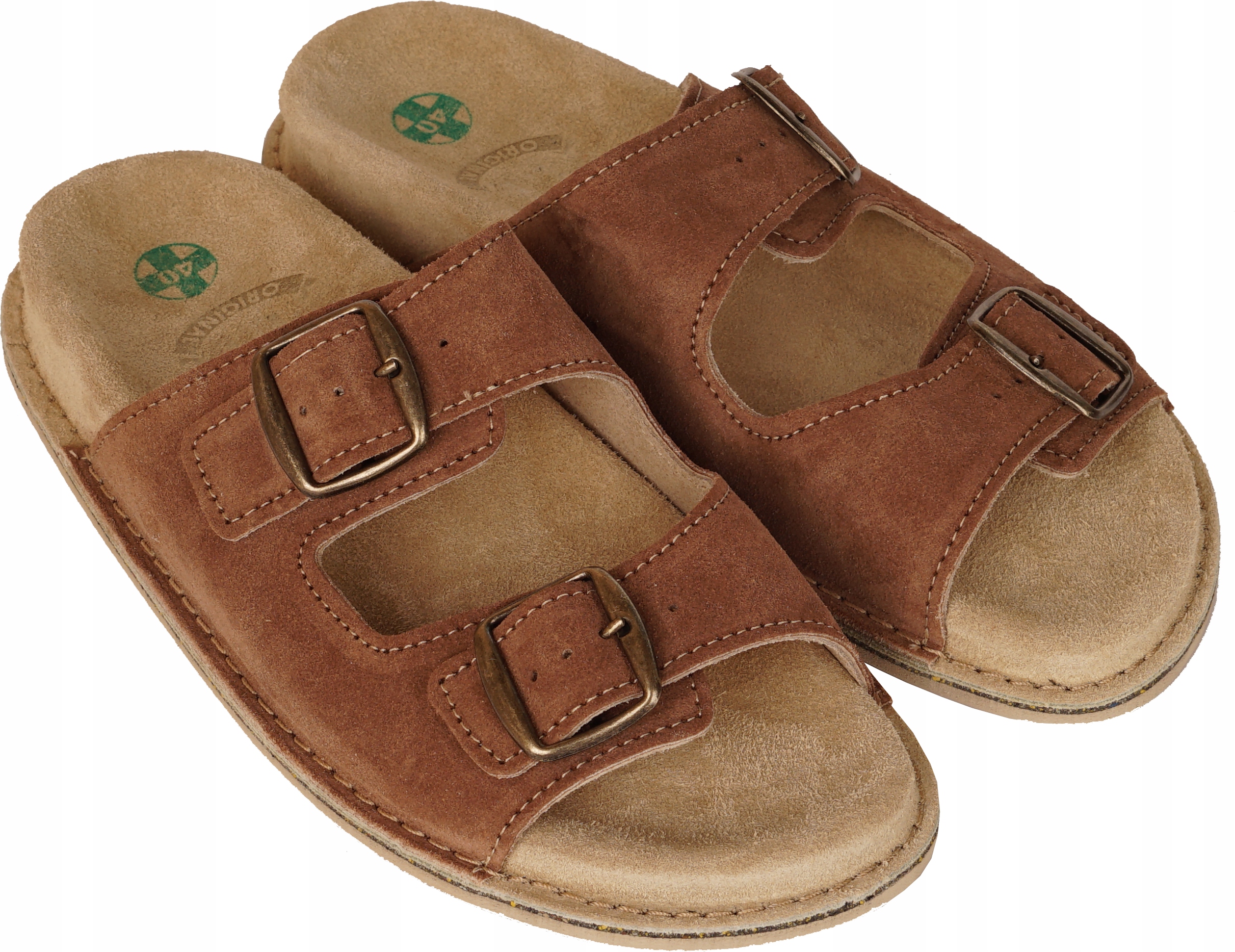 Pánské Pantofle Kožené Fusbety do práce pro domácí školu a chůzi po ulici